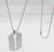 Stainless steel chains punk padlock necklaces