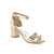 Woman Summer Shoes Silver Gold Pink Buckle