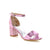 Woman Summer Shoes Silver Gold Pink Buckle