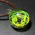 Galaxy Double Sided Pendant Necklace Glass