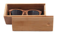 Original Round Bamboo Wood Sun glasses box