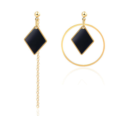 Korean Heart Statement Earrings for Women Fashion