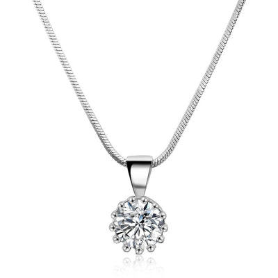 Double Fair Unique Crown Cubic Necklaces