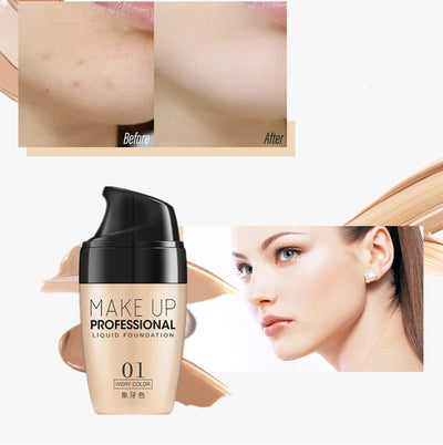 Professional Full Coverage Liquid Foundation