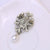 White Waterdrop Imitation Pearl Charming Brooch