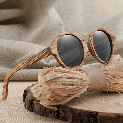 Zebra Wood Sunglasses
