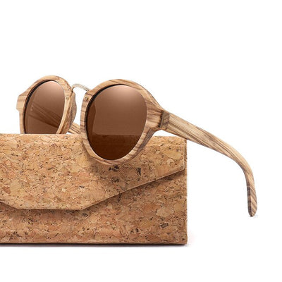 Zebra Wood Sunglasses