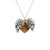 Fashion Bohemia Sunflower Double-layer Metal Pendant