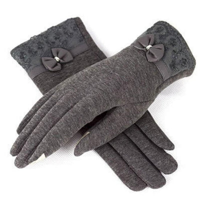 Outdoor Cashmere Gloves Warm Inverted Mitten