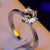 Classic Six Claw Gold Color Ring AAA Austria
