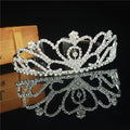 Gorgeous Silver Crystal Bridal Tiara Crown Bride