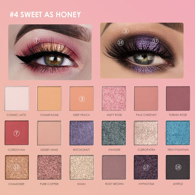 Eye shadow Palette Long Lasting Glitter Shimmer