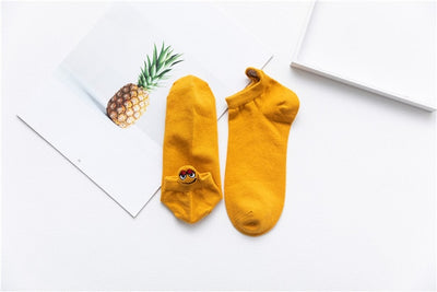 Women Socks Happy Fashion Ankle Funny Cotton