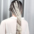 Pearl Long Tassel/Chain Bridal Wedding Hair