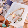 Fashion Luxury Big Pearl Headband Hair Band