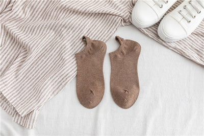 Embroidered Expression Women Socks Cotton