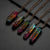 Ainbow Natural Stone Copper Wire Pendant Necklace