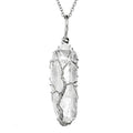 Ainbow Natural Stone Copper Wire Pendant Necklace