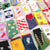 Fashion Happy Socks Women milk Food painting