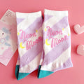 Fashion Happy Socks Women milk Food painting