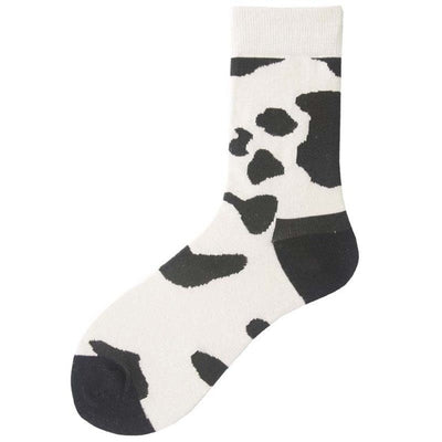 Fashion Happy Socks Women milk Food painting