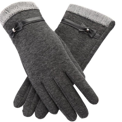 Outdoor Cashmere Gloves Warm Inverted Mitten