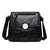 Black Small Women Messenger Handbag Purses
