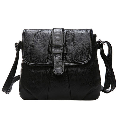 Black Small Women Messenger Handbag Purses