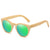 Natural Bamboo Sunglasses Women Polarized