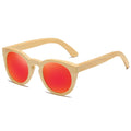 Natural Bamboo Sunglasses Women Polarized