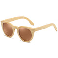 Natural Bamboo Sunglasses Women Polarized