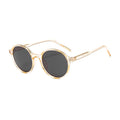Wood Sunglasses women Round bamboo Mirror