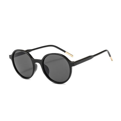 Wood Sunglasses women Round bamboo Mirror