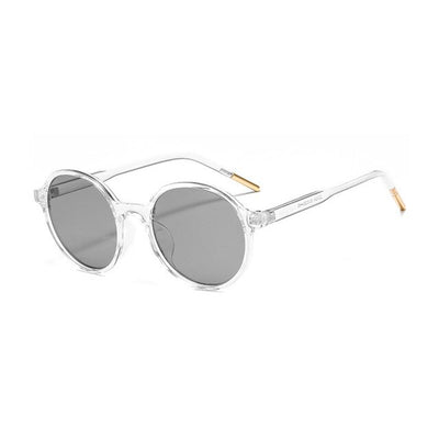 Wood Sunglasses women Round bamboo Mirror