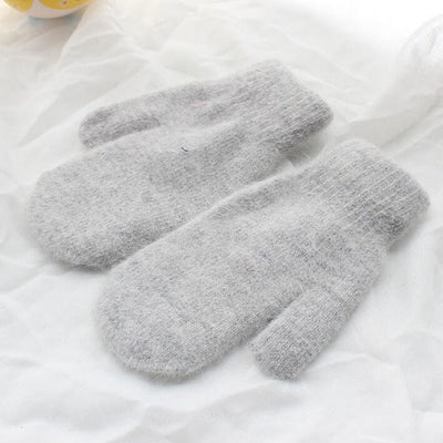 Outdoor Cashmere Gloves Warm Inverted Mitten