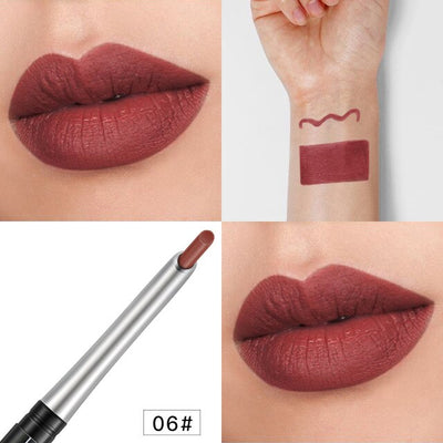 Professional Matte Lipstick Lip Liner Pencil Set