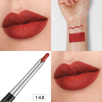 Professional Matte Lipstick Lip Liner Pencil Set