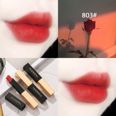 Waterproof long lasting sexy red lipstick nude