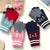 Gloves for Girls Cartoon Printed Wool Knitted