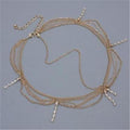 Crystal Hair Cuff Arabian Bridal Hair Accessories