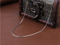 Sterling silver ladies snake necklaces jewelry gift