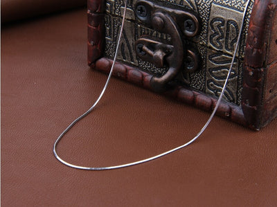 Sterling silver ladies snake necklaces jewelry gift