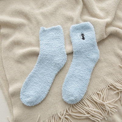 Embroidery CAT Deer Thickening women cotton