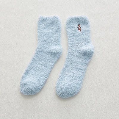 Embroidery CAT Deer Thickening women cotton