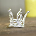 Hair Combs Clear Stone Crystal Mini Tiara