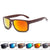 Wood Grain Sunglasses Men Vintage Eyewear