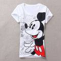 Cute Cartoon Mouse T Shirts For Women Elegant