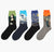 Famous Oil Painting Series Men Socks Funny
