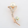 Fashion Jewelry Vintage Gold Brooch Pins Austria
