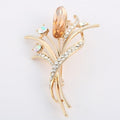 Fashion Jewelry Vintage Gold Brooch Pins Austria